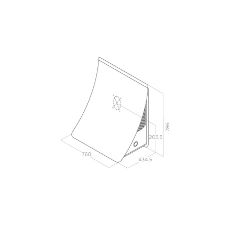 Вытяжка Elica NUAGE DRYWALL/F/75