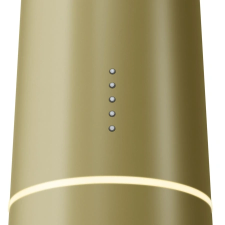 Вытяжка цилиндрическая пристенная Meferi TUBE35GOLD COMFORT горчично-золотой