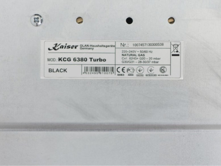 Газовая варочная панель Kaiser KCG 6380 Turbo