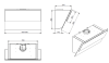 Вытяжка Falmec Design VERSO 55 BLACK