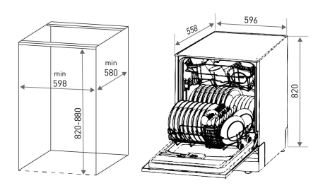 Посудомоечная машина Zigmund & Shtain DW 301.6