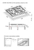 Газовая варочная панель HiSTORY HGE 640C FBK, чёрный матовый