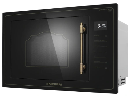 Встраиваемая микроволновая печь Meferi MMO6025BK RETRO