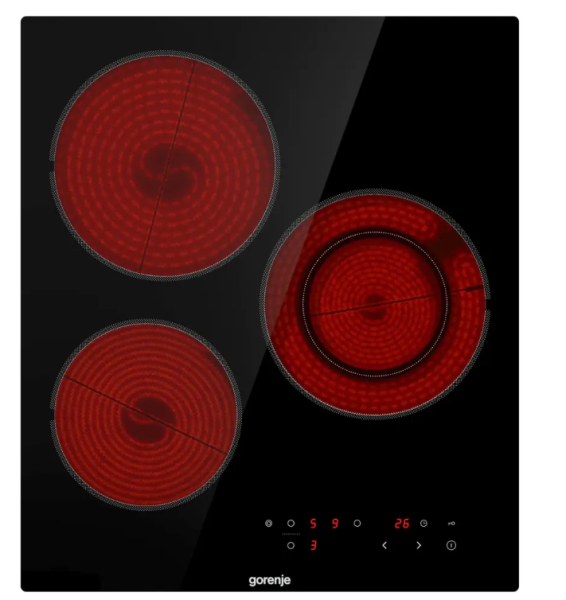 Стеклокерамическая варочная панель  Gorenje ECT432BSCE