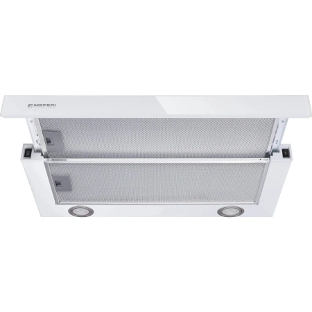 Телескопическая вытяжка MEFERI SLIDEBOX60WH GLASS ULTRA