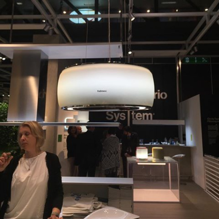 Вытяжка Falmec SOFFIO IS 58 White Satin Glass