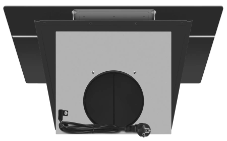 Наклонная пристенная вытяжка Meferi AIRBOX60BK ULTRA