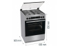 Комбинированная плита Gorenje GKS6C72XF