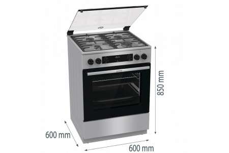 Комбинированная плита Gorenje GKS6C72XF