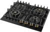Газовая варочная панель Weissgauff HGG 644 BG Premium Brass