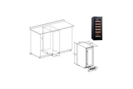 Винный шкаф Temptech PRESX30SB