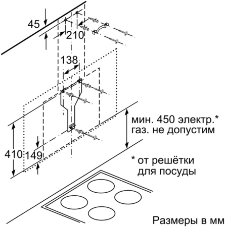 Вытяжка Bosch DWF97RU60