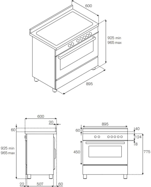 Варочный центр Bertazzoni PRO905IMFESXT