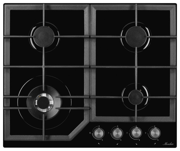 Газовая варочная панель Monsher MGG 60 Noir