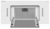 Вытяжка полновстраиваемая Meferi INBOX60WH GLASS COMFORT