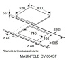 Индукционная варочная панель Maunfeld CVI804SFLGR