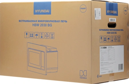 Встраиваемая микроволновая печь Hyundai HBW 2030 BG