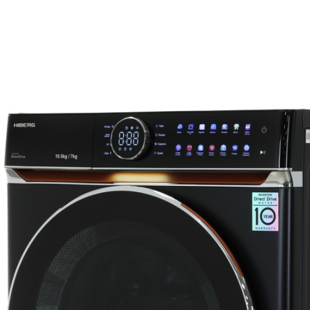 Стиральная машина c сушкой Hiberg i-DDQ10 - 10714 B