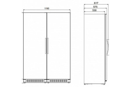 Винный шкаф Dometic B195S Double Basic