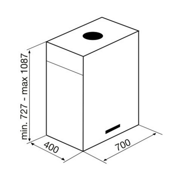 Вытяжка Korting KHA 7950 X Cube