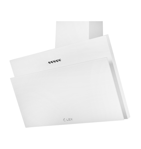 Наклонная кухонная вытяжка LEX Luka 600 White