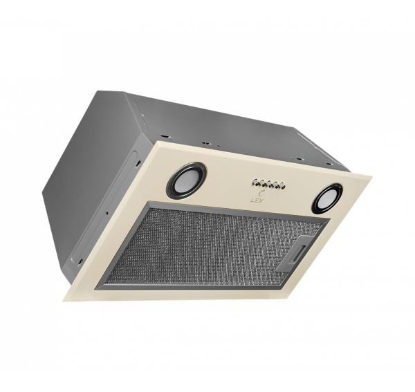кухонная вытяжка LEX GS BLOC P 600 Ivory Light Белый антик