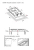 Газовая варочная панель HiSTORY HGE 320C RBG, бежевый