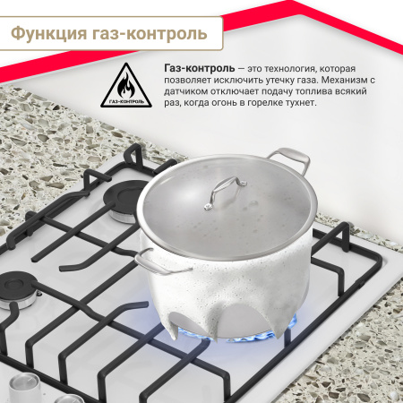 Газовая варочная поверхность Simfer H45V35W571