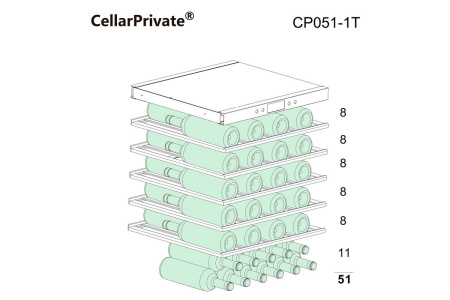 Винный шкаф Cellar Private CP051-1T