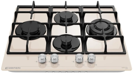 Газовая варочная панель MEFERI MGH604BG GLASS ULTRA