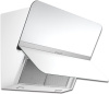 Вытяжка Falmec Silence FLIPPER NRS 85 inox vetro bianco (800)
