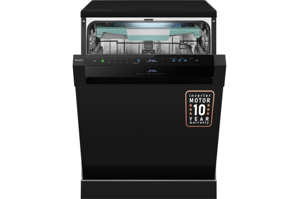 Посудомоечная машина с авто-открыванием и инвертором Weissgauff DW 6114 Inverter Touch AutoOpen Blac