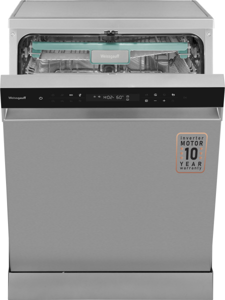 Встраиваемая посудомоечная машина Weissgauff DW 6138 Inverter Touch Inox