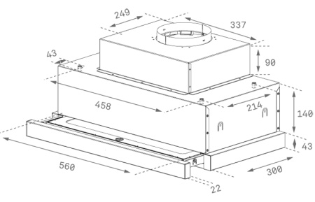 Вытяжка Teka CNL 6815 PLUS INOX