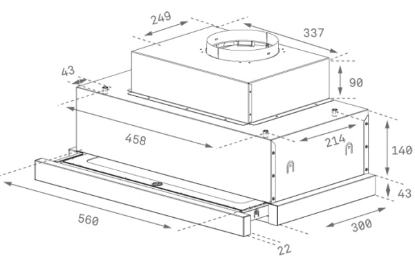 Вытяжка Teka CNL 6815 PLUS INOX