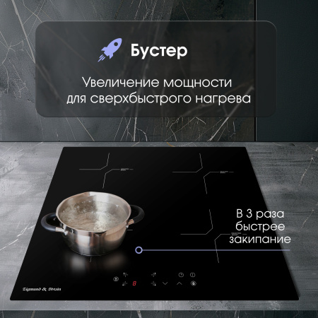 Встраиваемая стеклокерамическая варочная панель Zigmund & Shtain CI 33.6 B