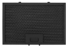 Вытяжка кубическая островная Meferi ROOMBOX40BK ISLA COMFORT