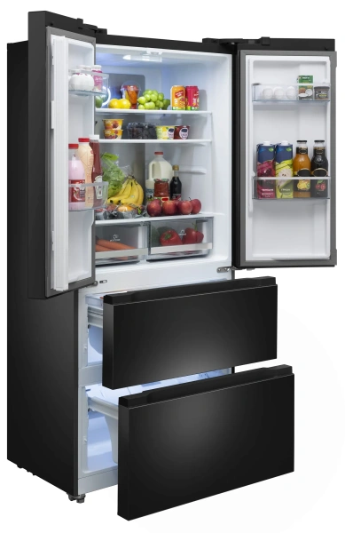 Холодильник с инвертором Meferi MFR83BLACK IX TOTAL NO FROST FRENCH DOOR COMFORT