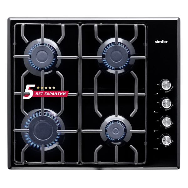 Газовая варочная панель Simfer H60Q40B511