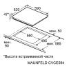 Электрическая варочная панель Maunfeld CVCE594STBK