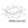 Газовая варочная панель MEFERI MGH604IX LIGHT