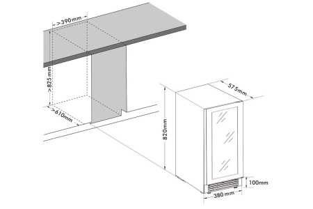 Винный шкаф Cellar Private CP027-2TW