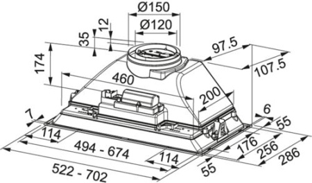 Вытяжка Franke FBI 525 XS HCS 305.0599.509