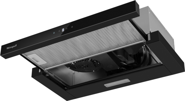 Вытяжка Weissgauff TEL 600 2M Touch Black Glass