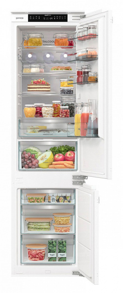 Встраиваемый двухкамерный холодильник Gorenje NRKI519E82WF
