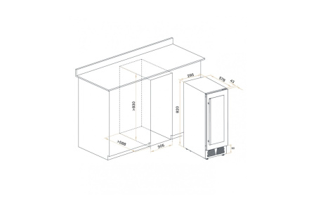 Винный шкаф Meyvel MV19NH-KWT1