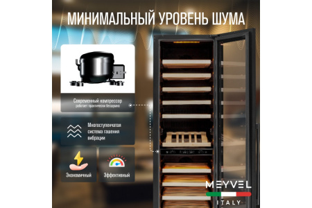 Винный шкаф Meyvel MV106-KBT2 (Slim)