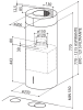 Вытяжка Faber островная CYLINDRA IS./4 EV8 X A37