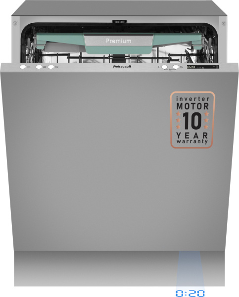 Посудомоечная машина Weissgauff BDW 6075 D Inverter AutoOpen Timer Floor