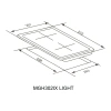 Газовая варочная панель MEFERI MGH302IX LIGHT